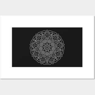 Mandala Slavic viking design Posters and Art